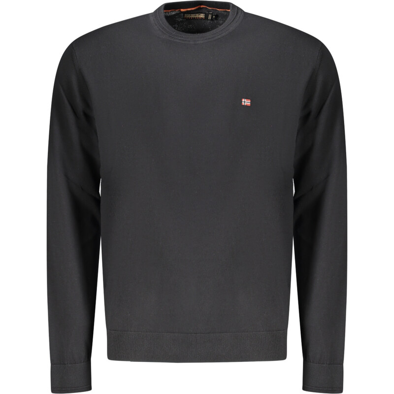 Čierny sveter NAPAPIJRI pre mužov 67580758