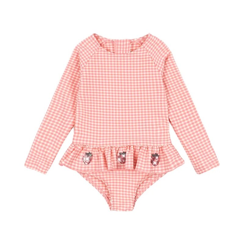 Jednodielne detské plavky Konges Sløjd ETTA LS SWIMSUIT 67566191