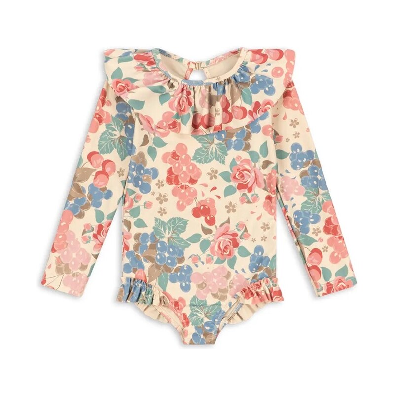 Jednodielne detské plavky Konges Sløjd MANUCA LS SWIMSUIT GRS 67566200