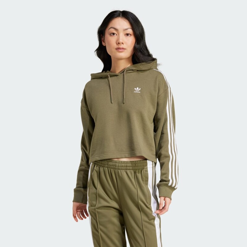 Adidas Adicolor 3-Stripes Short Hoodie 67566217