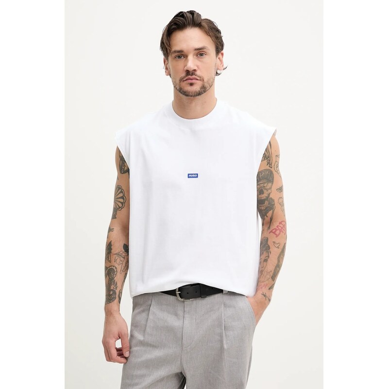 Bavlnené tričko Hugo Blue Navertz 62657540