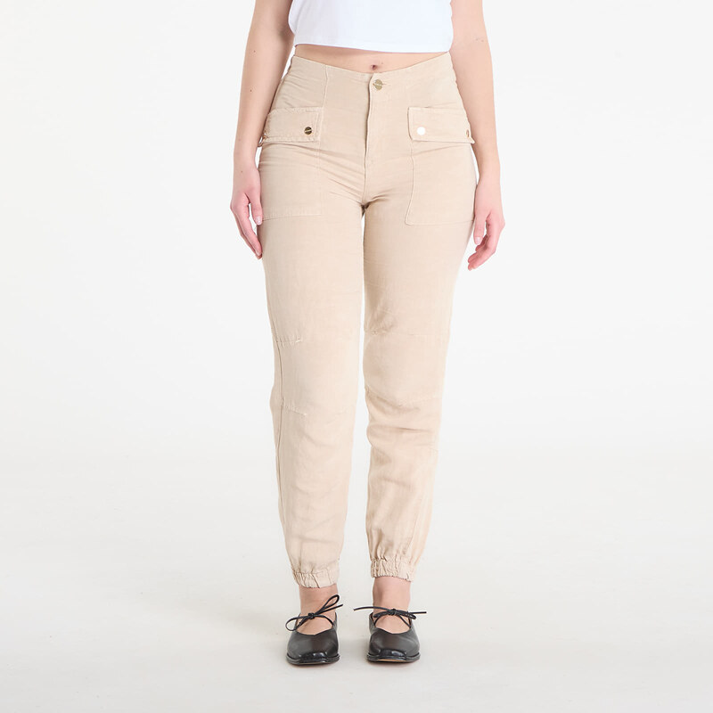 Kalhoty AllSaints Val Tencel Trouser Taupe Brown 25 67566758