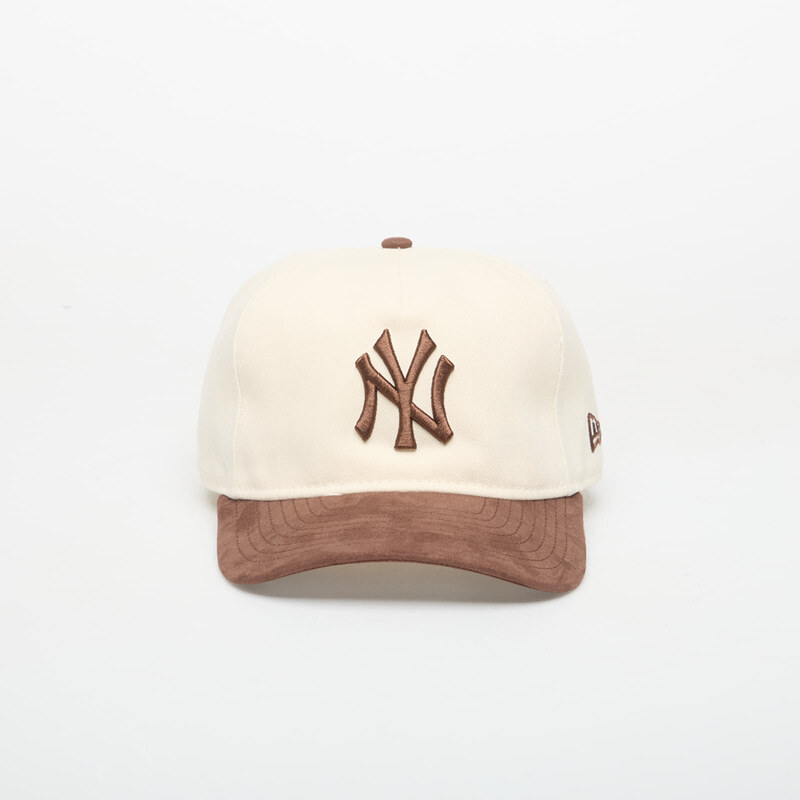 Čiapka New Era 9FIFTY Aframe MLB Suede Visor New York Yankees Beige S 67566786