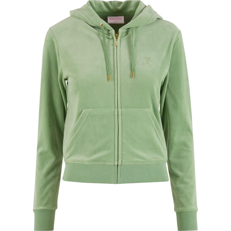 Juicy Couture Tepláková bunda Dach Addision svetlozelená 67572035