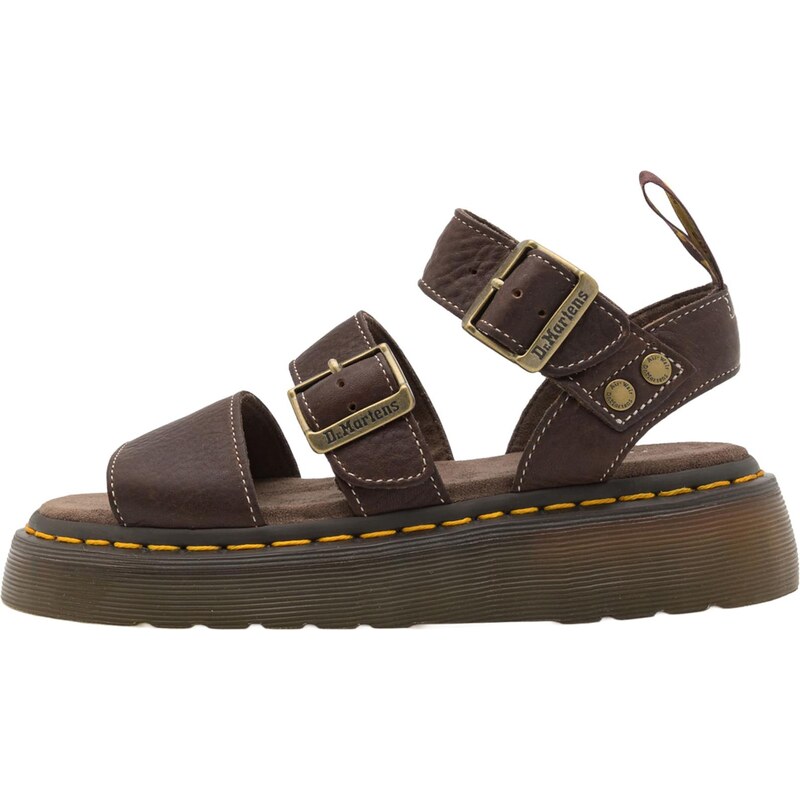 Dr. Martens Sandále Gryphon Quad tmavohnedá 67572042