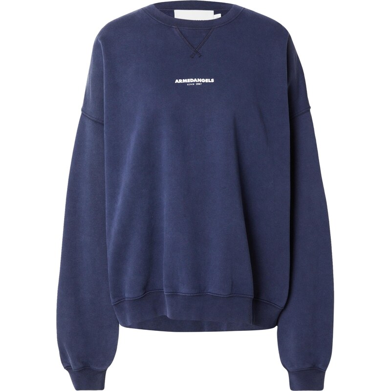 ARMEDANGELS Mikina námornícka modrá / biela 67572070