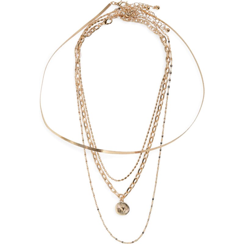 PIECES Retiazka PCBARINA zlatá 67572101