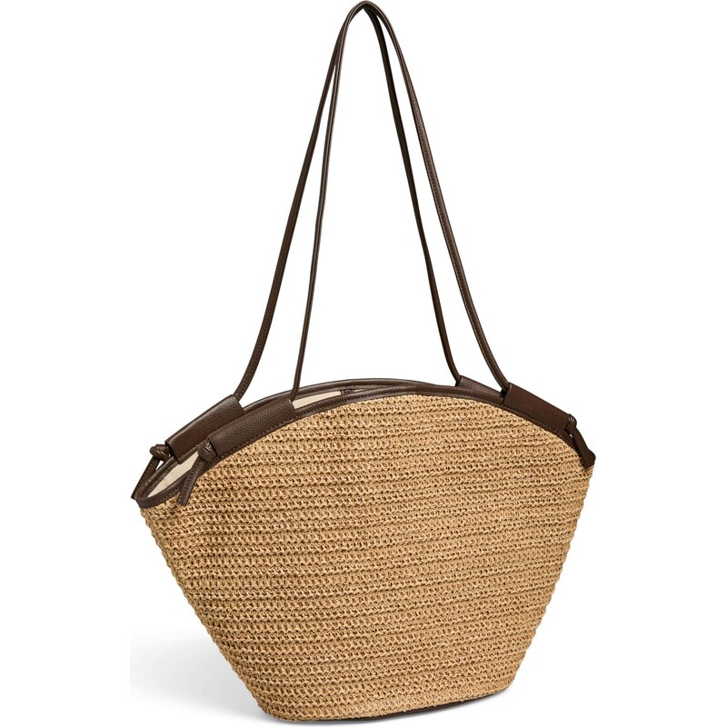 PIECES Shopper PCBALLAN béžová / hnedá 67572142