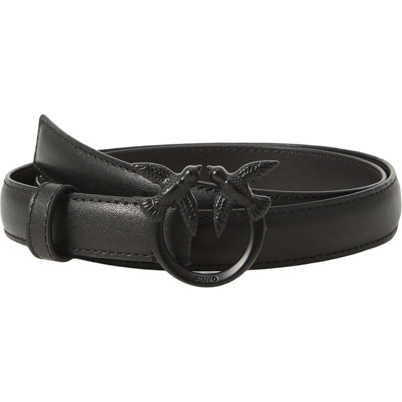 PINKO Opasky Love Berry čierna 67572150