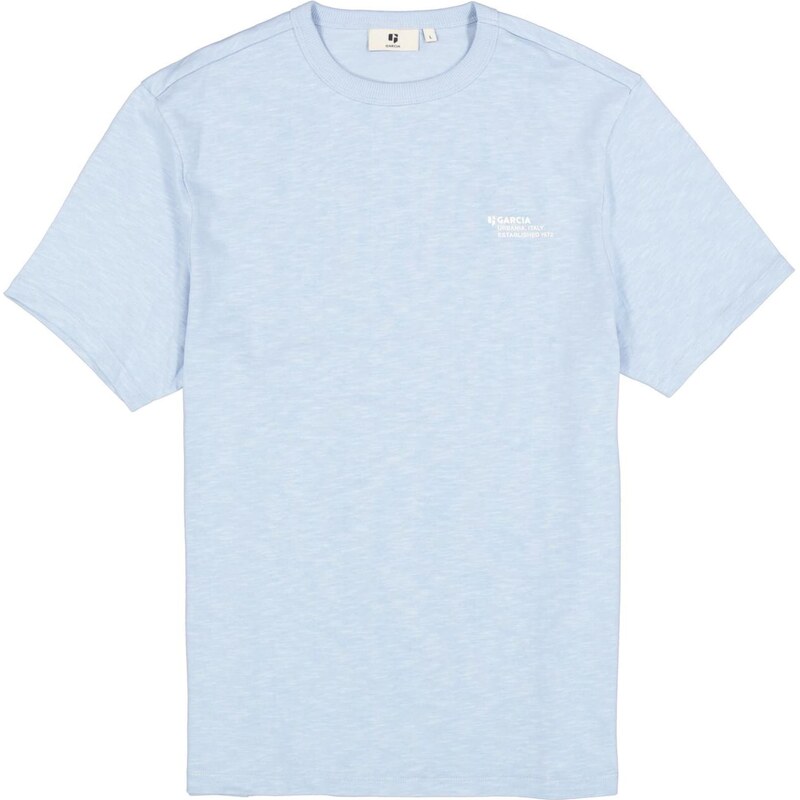 GARCIA Tričko svetlomodrá / biela 67572156