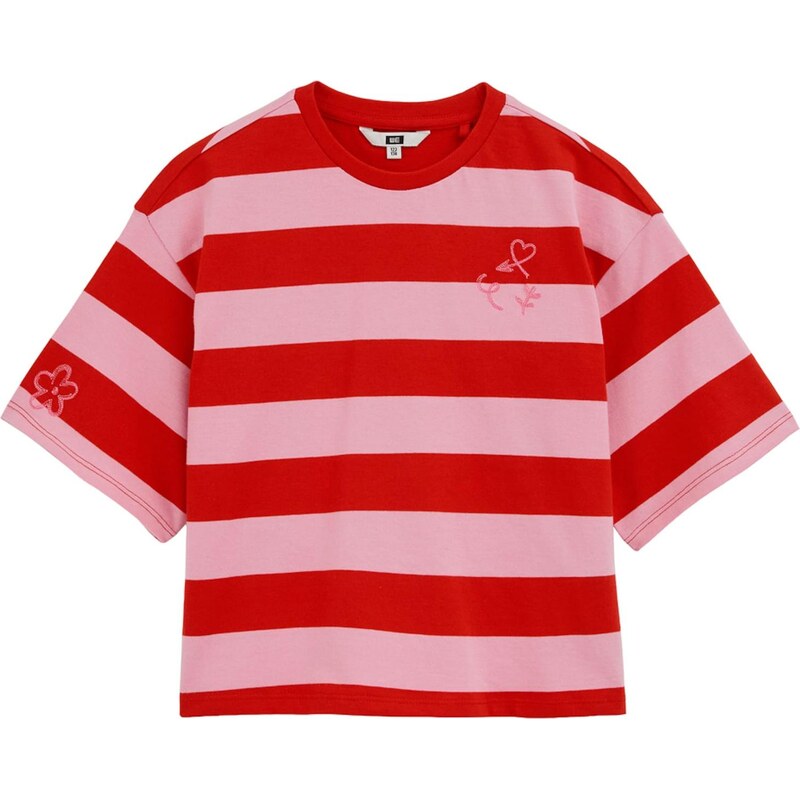 WE Fashion Tričko ružová / červená 67572199
