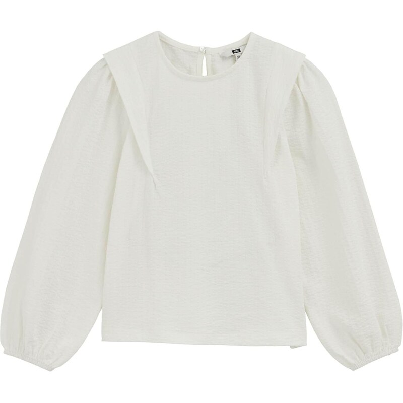 WE Fashion Blúzka šedobiela 67572205