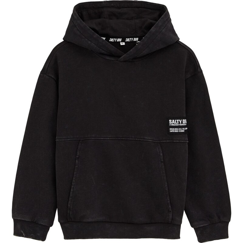 WE Fashion Mikina svetlosivá / čierna 67572204