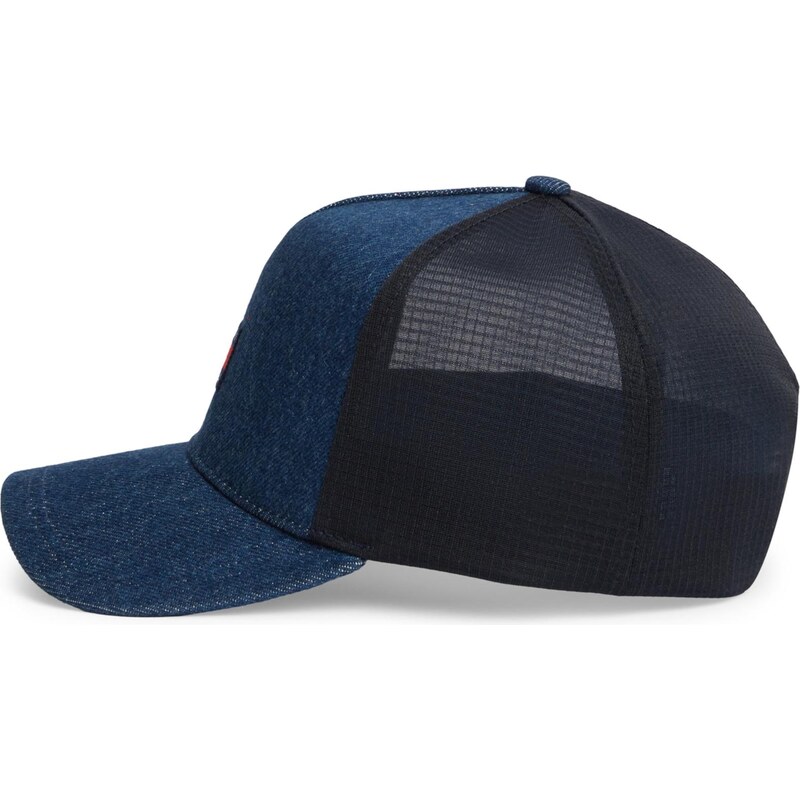 Tommy Jeans Čiapka HERTIAGE modrá denim 67572232