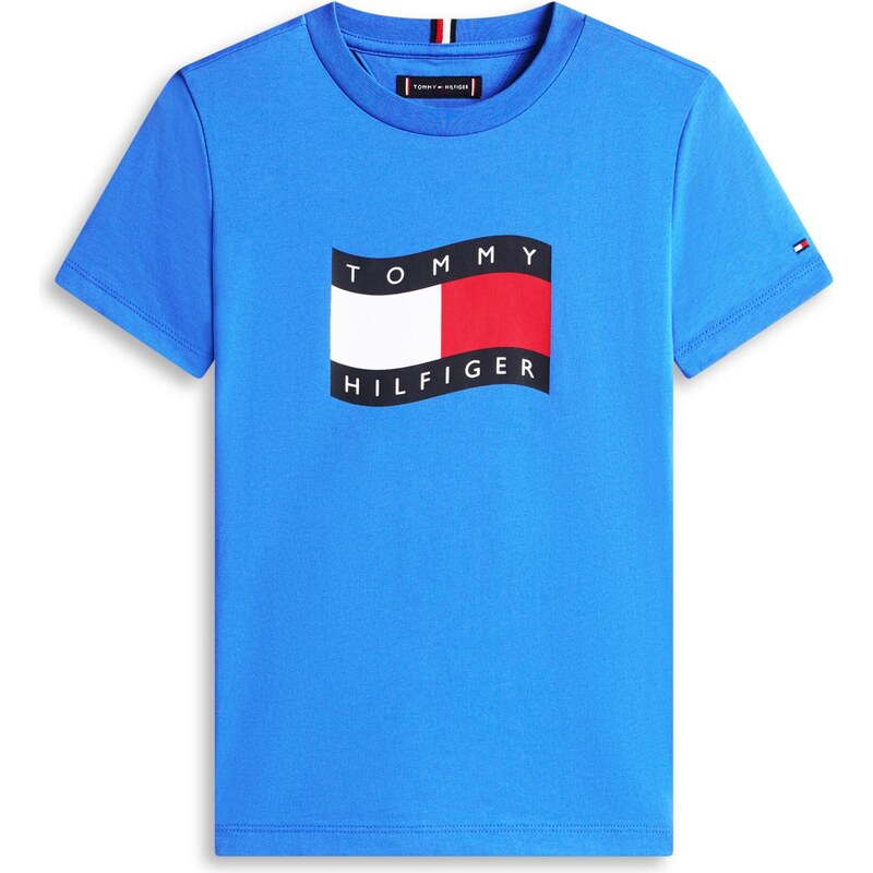 TOMMY HILFIGER Tričko modrá / námornícka modrá / červená / biela 67572296