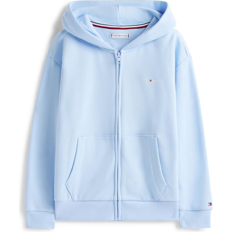 TOMMY HILFIGER Tepláková bunda pastelovo modrá 67572287