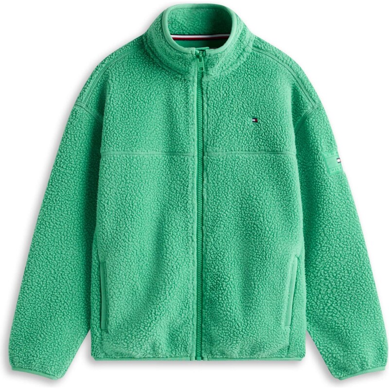 TOMMY HILFIGER Flisová bunda zelená 67572294