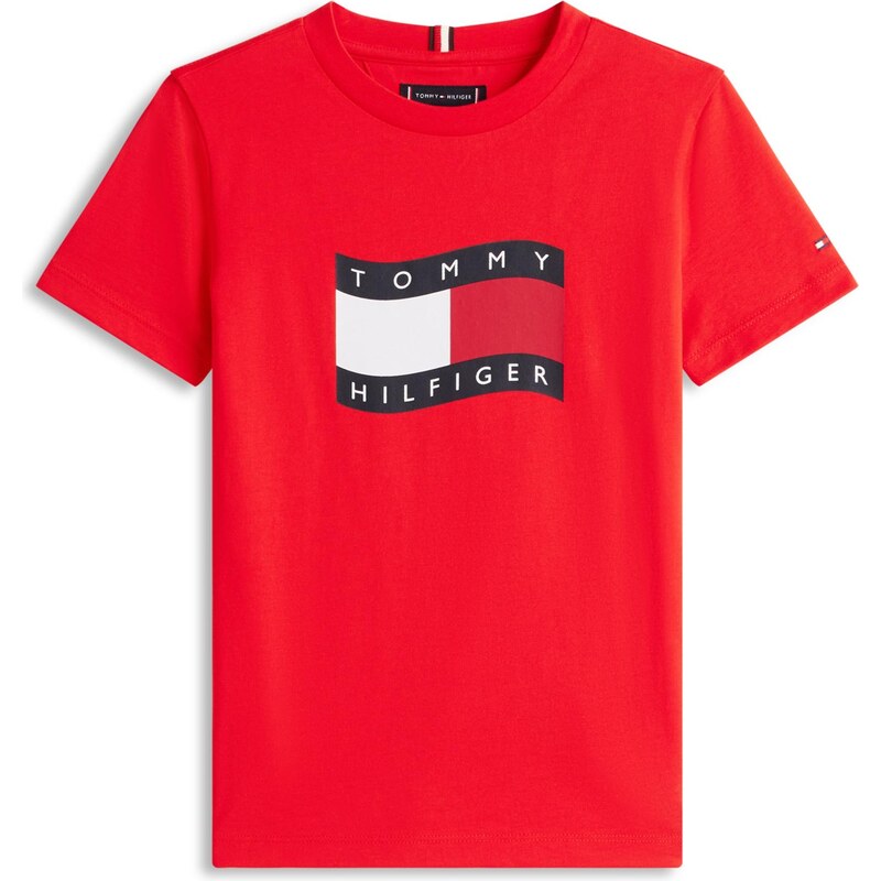 TOMMY HILFIGER Tričko námornícka modrá / červená / biela 67572300