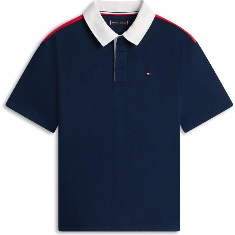 TOMMY HILFIGER Tričko námornícka modrá / červená / biela 67572303