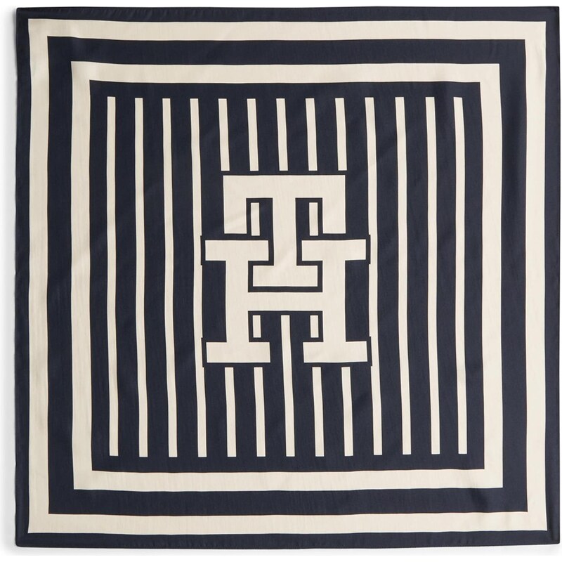 TOMMY HILFIGER Šatka svetlobéžová / námornícka modrá 67572333