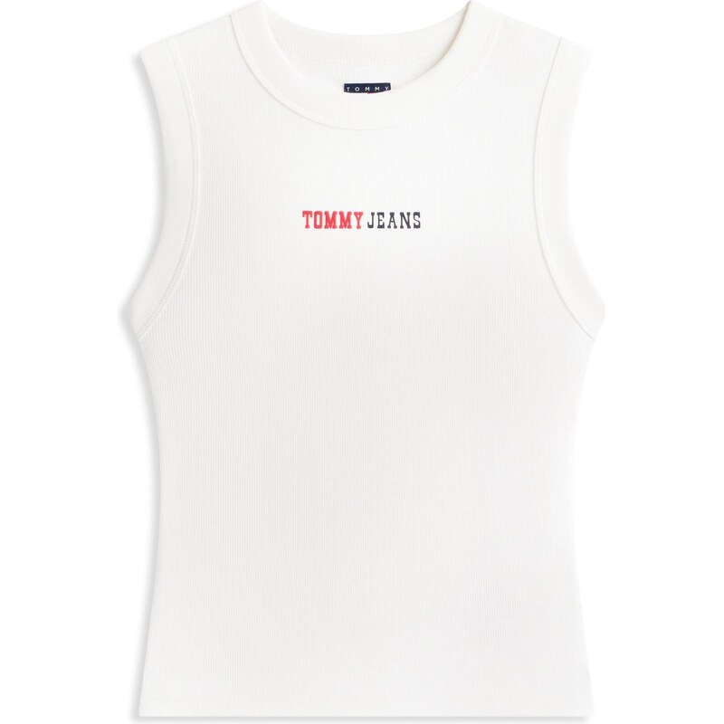 Tommy Jeans Top ESS červená / čierna / biela 67572427