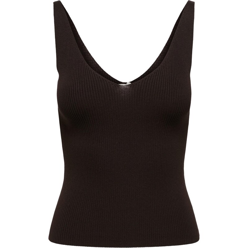 JDY Vyšívaný top JDYNANNA čokoládová 67572480