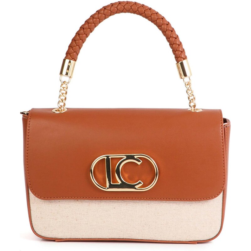 Lola Casademunt Kabelka svetlobéžová / gaštanová 67572518