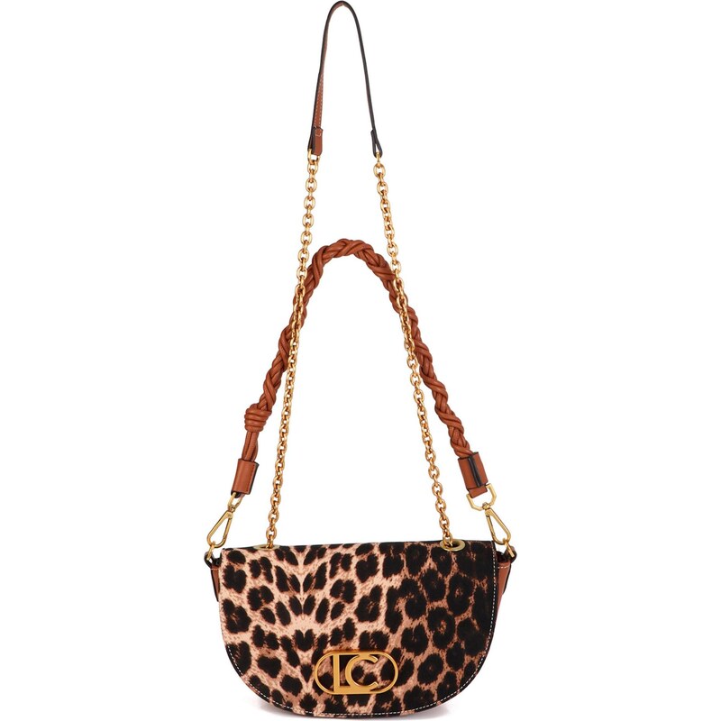 Lola Casademunt Taška cez rameno béžová / hnedá / čierna 67572536