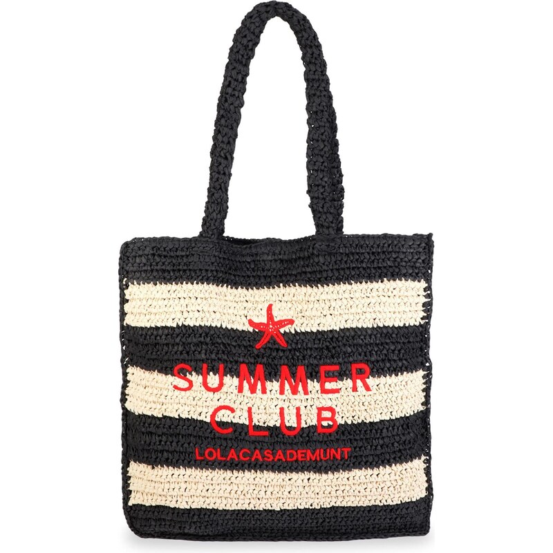Lola Casademunt Shopper krémová / červená / čierna 67572539