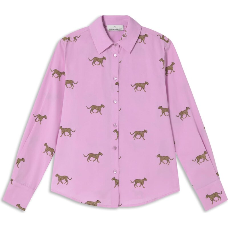 Lola Casademunt Blúzka svetlohnedá / svetloružová / čierna 67572540