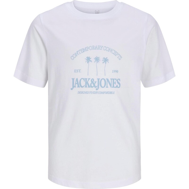 Jack & Jones Junior Tričko JORNANTUCKET svetlomodrá / biela 67572547
