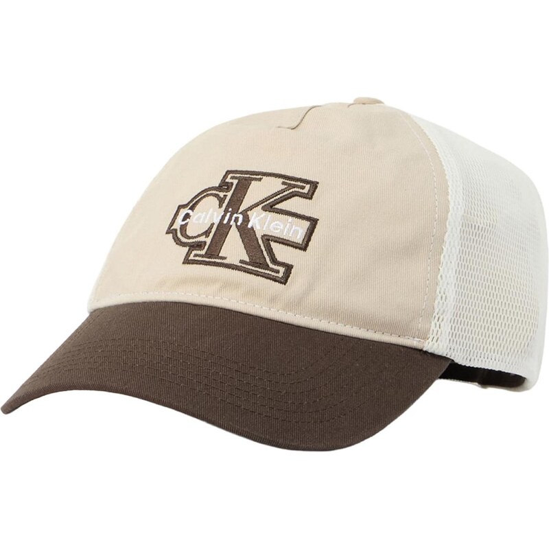 Calvin Klein Čiapka béžová / hnedá / biela 67572550