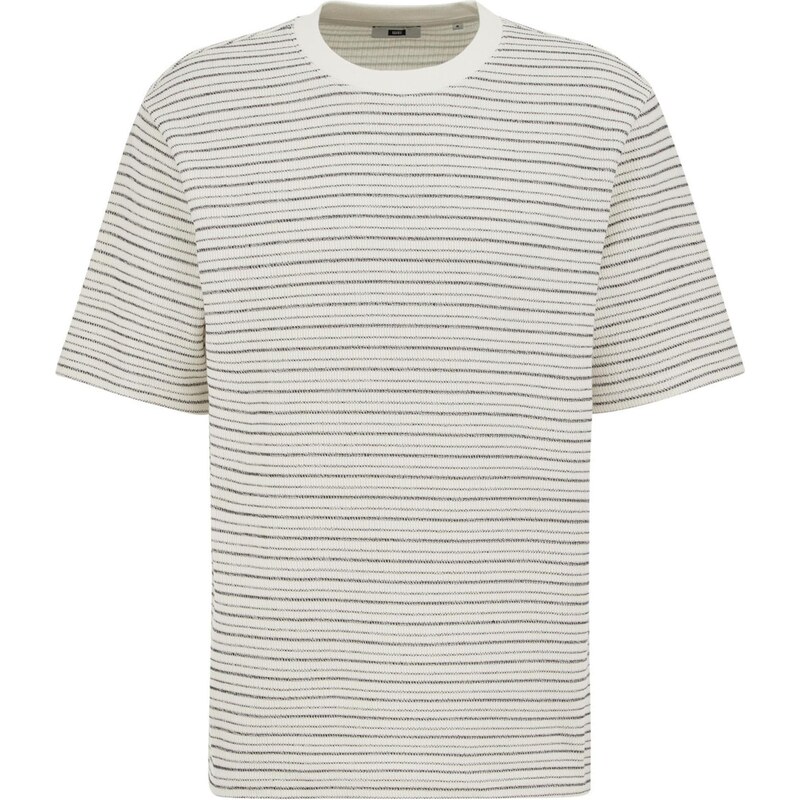 WE Fashion Tričko slonová kosť / šedobiela 67572574