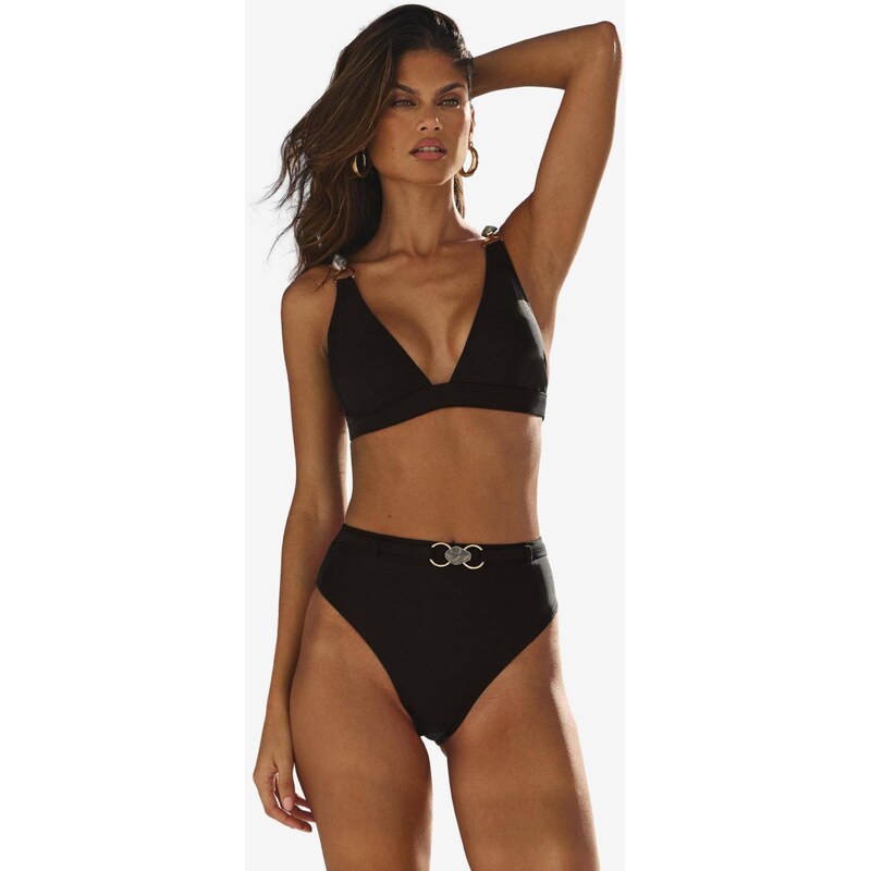 Lipsy Bikinový top čierna 67572607