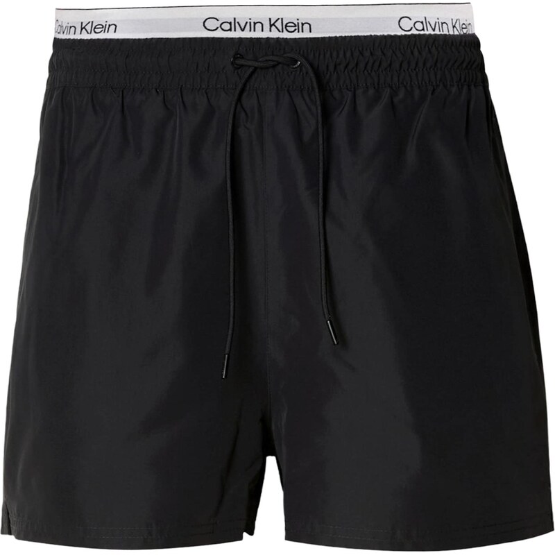 Calvin Klein Swimwear Plavecké šortky čierna / biela 67572617
