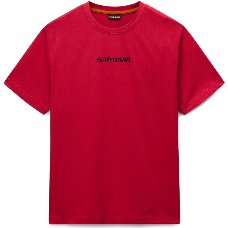 NAPAPIJRI Tričko S-Flint čerešňová / čierna / biela 67572665