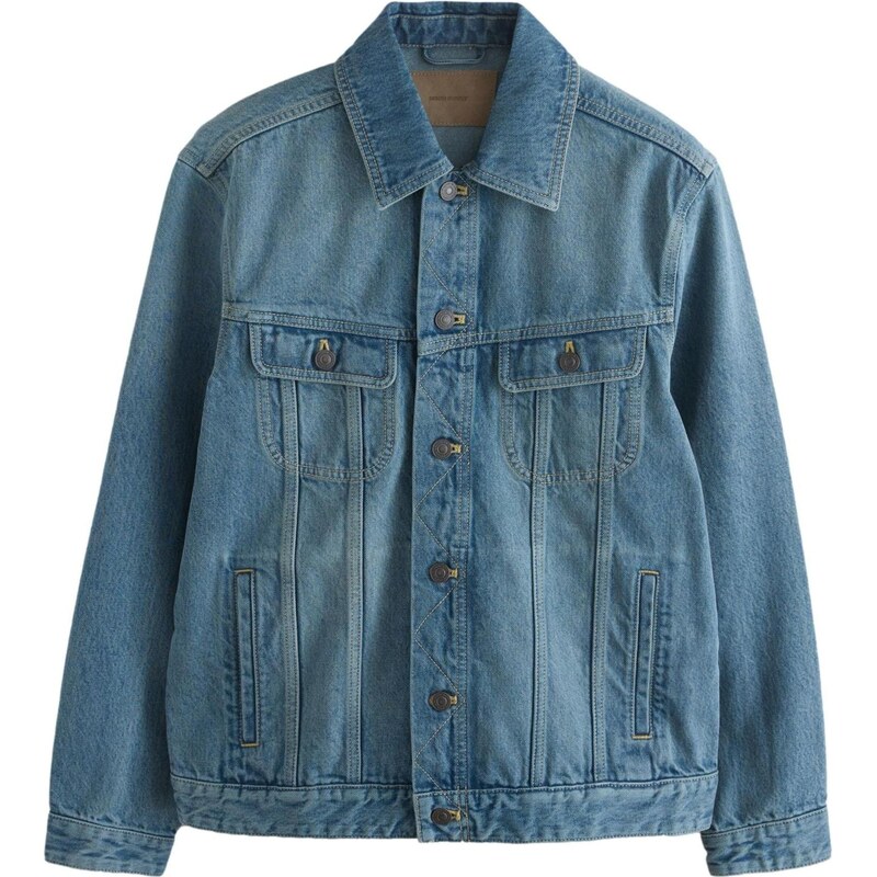 Next Prechodná bunda modrá denim 67572695