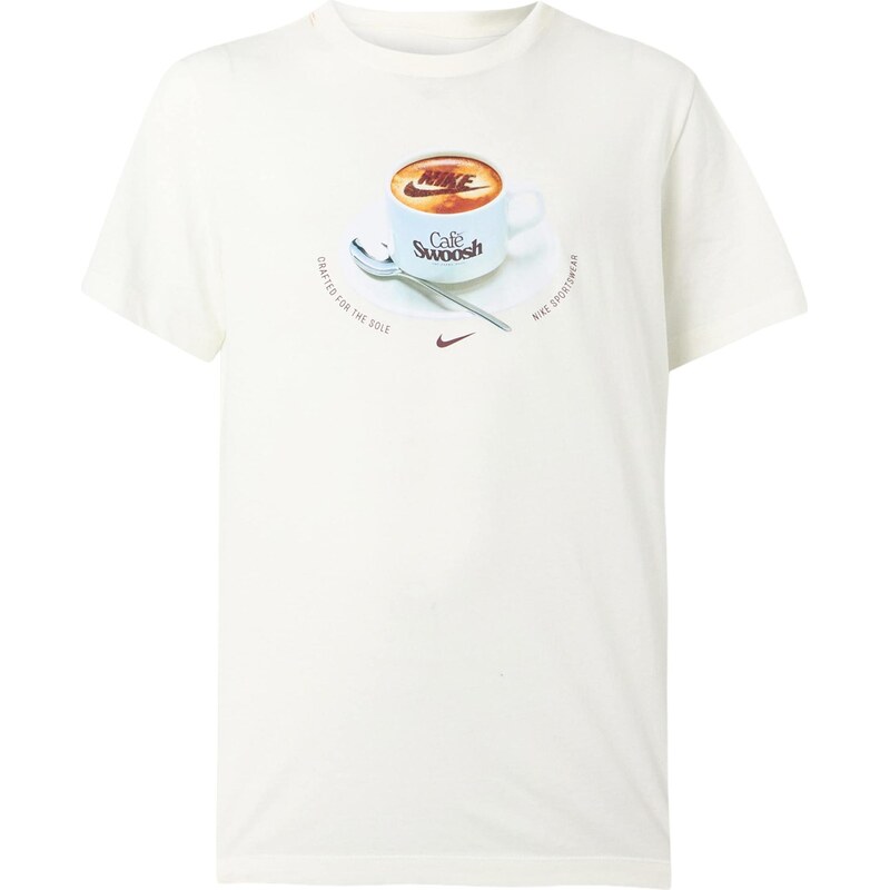 Nike Sportswear Tričko CAFE SWOOSH MUG svetlobéžová / karamelová / 67572738