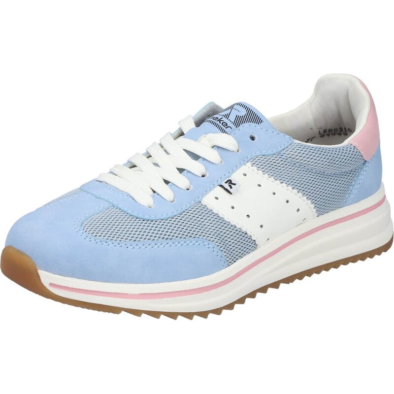 Rieker Nízke tenisky svetlomodrá / svetlosivá / biela 67572749