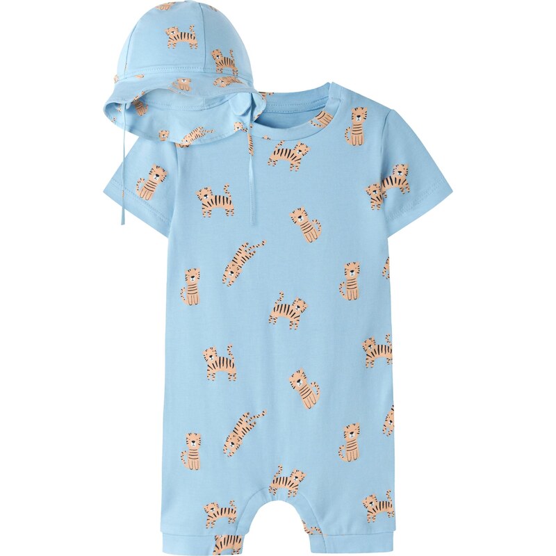 NAME IT Set NBMVRoels béžová / nebesky modrá / čierna 67572773