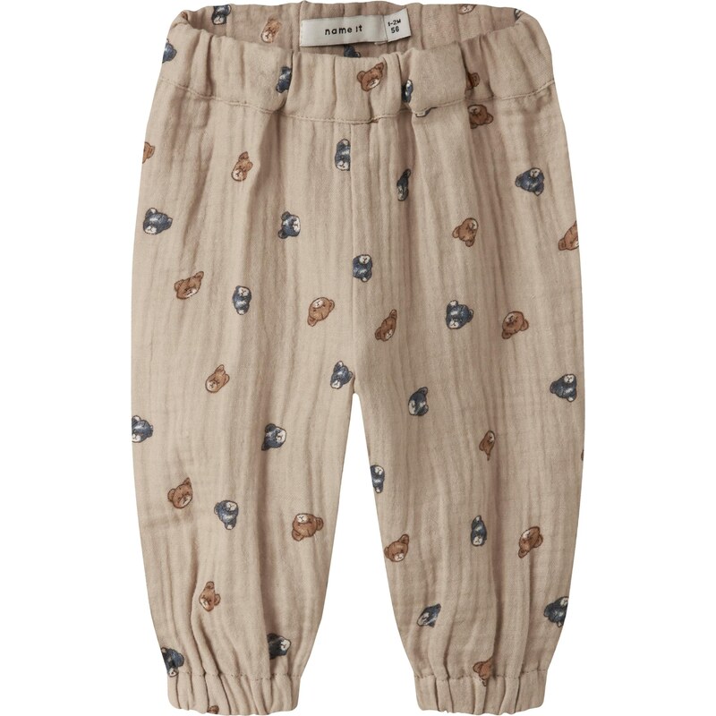 NAME IT Nohavice NBMDUTTY modrá / sivá 67572782