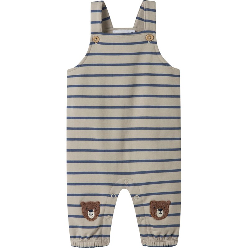 NAME IT Nohavice na traky NBMDADDEL námornícka modrá / hnedá / 67572790