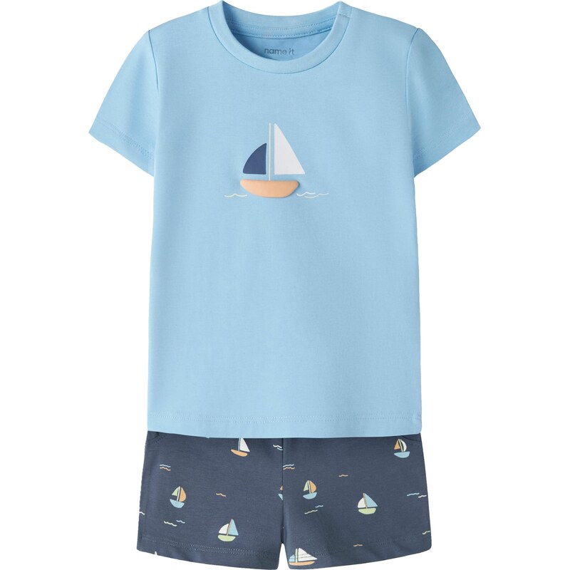 NAME IT Set NBMVACION béžová / námornícka modrá / svetlomodrá / biela 67572792