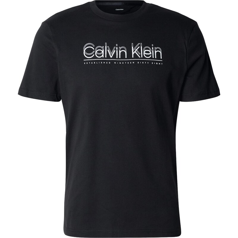 Calvin Klein Tričko čierna / biela 67572846