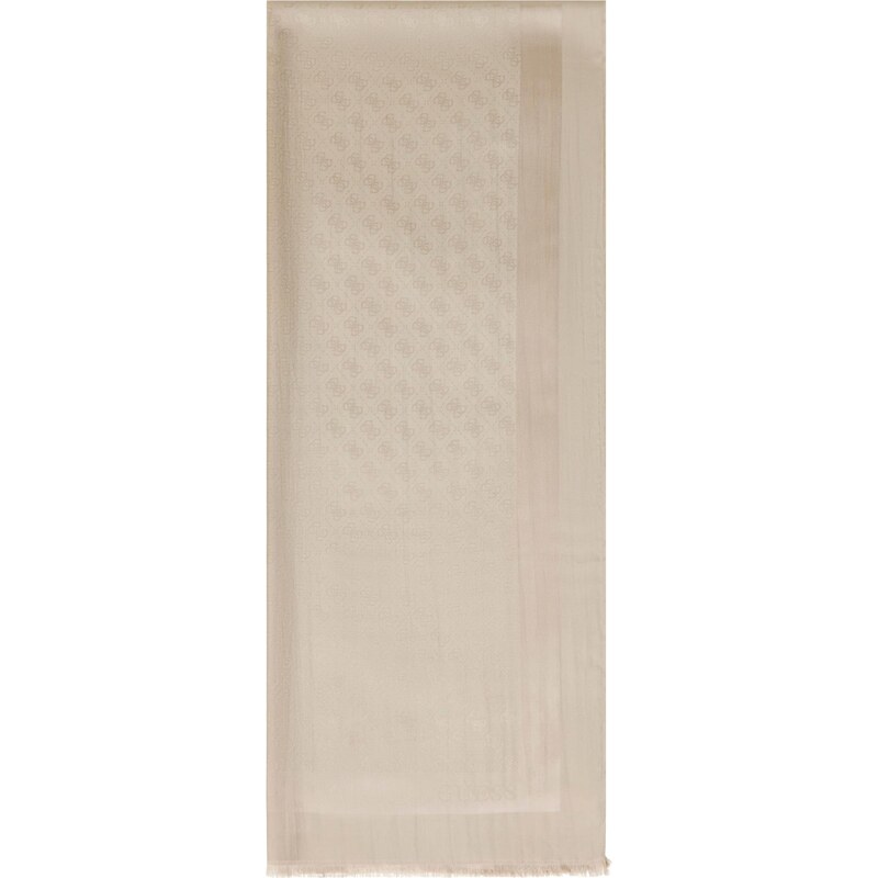 GUESS Šál LEONA béžová / mokka 67572863