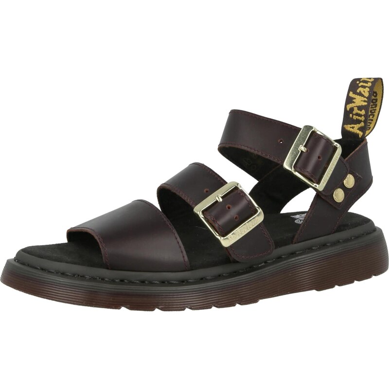 Dr. Martens Sandále Gryphon tmavohnedá 67572887