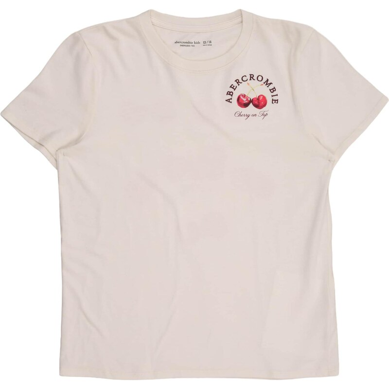 Abercrombie & Fitch Tričko CHERRY kamenná / svetlozelená / jasne 67572944