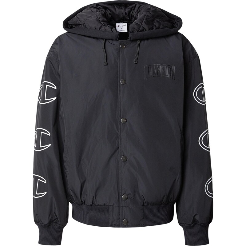 Champion Authentic Athletic Apparel Prechodná bunda čierna / biela 67572960