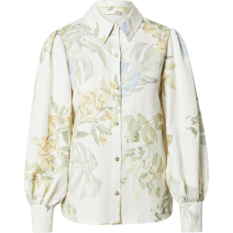 GUESS Blúzka MIRIAM krémová / svetlomodrá / kaki / pastelovo zelená 67572977