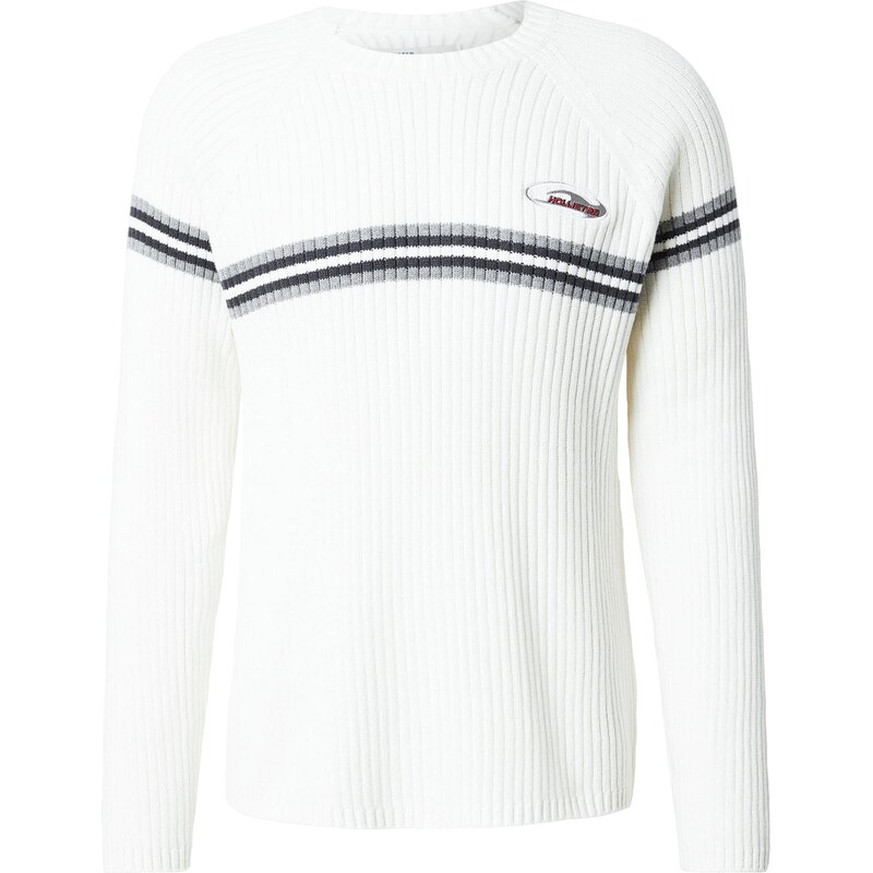 HOLLISTER Sveter sivá / antracitová / biela 67572996